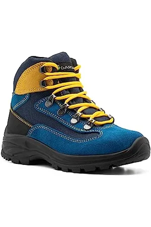 Garsport Dublin Tex, Scarpa da Trekking, Royal/Giallo, 28 EU