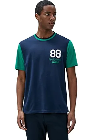 Koton Varsity-Maglietta a Maniche Corte in Cotone con Stampa a Girocollo T-Shirt, (716), M Uomo