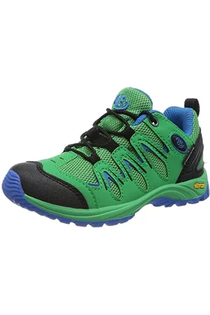 BRUTTING Expedition Kids, Scarpe da Trekking, Grün/Blau/Schwarz, 30 EU