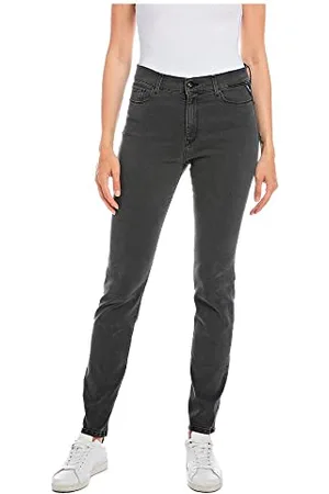 Replay Jeans Donna Mjla Slim Fit Super Elasticizzati, Grigio , W25 x L30