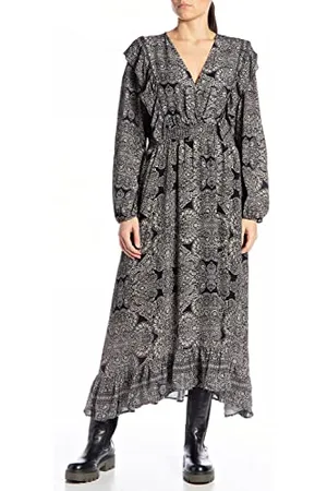 Replay W9785 Vestito, , S Donna