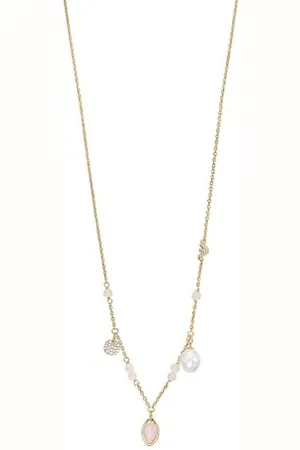 Emporio Armani Collana da donna in ottone dorato, EGS3117710, Length: 380MM+70MM, Width: 6.6MM, Height: 10.8MM, Ottone, Nessuna pietra preziosa