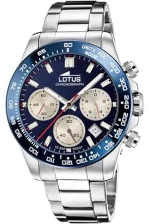 Lotus Orologio,Uomo, Sport Impermeabile, Cronometro Acciaio 18912/4