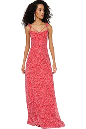 Trendyol Women A-Line Fitted Woven Evening Dress Abito da Sera in Tessuto Aderente a Trapezio da Donna, , 70