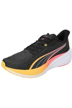 PUMA Darter PRO, Road Running Shoe Unisex-Adulto, Black-Sun Stream, 37.5 EU