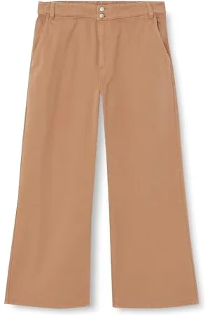 Benetton Pantalone 4dukdf032, Jeans Donna, Marrone Chiaro 34A, 42