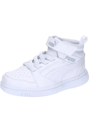 PUMA Rebound V6 Mid Ac+ Ps, Scarpe da ginnastica Unisex - Bambini e ragazzi, , 34 EU
