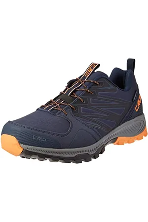 CMP ATIK WP TRAIL RUNNING SHOES, Trail Running Shoe., Uomo, Blu (B Blue F Orange), 41 EU