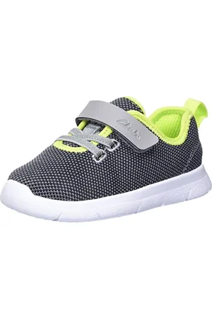 Clarks ATH Weave T, Scarpe da Ginnastica, Grigio (Grey Combi), 20.5 EU