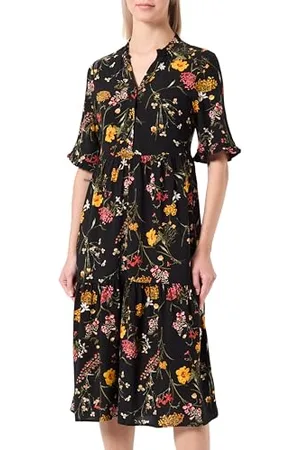VERO MODA Vmeasy Joy 2/4 FRL Calf Dress Wvn Ga Abito Midi, , XS Donna