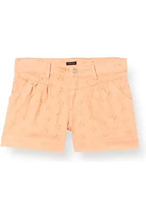 IKKS Short Denim Couleur Abricot À Pinces Ajouré Xu26092.75 Pantaloni Cargo da Uomo, , 3 Anni Bambino