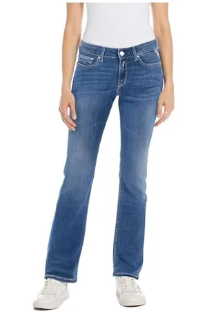 Replay Jeans da donna con power stretch, blu (Medium Blue 009), 27W / 32L
