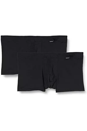 Skiny Herren Pant 2er Pack Micro Multipack Hipster, Black, M (Pacco da 2) Uomo