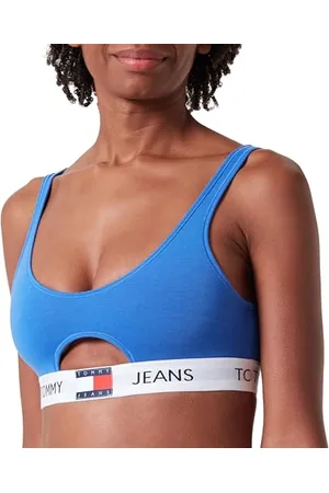 Tommy Hilfiger Bralette Donna Cut-out, (Empire Blue), XL