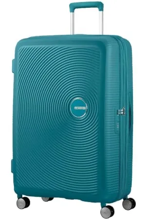 American Tourister Soundbox - Spinner L Advanced Suitcase, 77 cm, 97/110 L, (Jade Green)