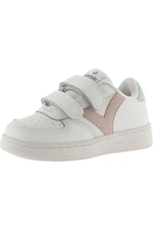 victoria Sneaker Unisex Tiempo Effetto Pelle & Pezzi A Contrasto & Strappo 1124104 per Bambini 32