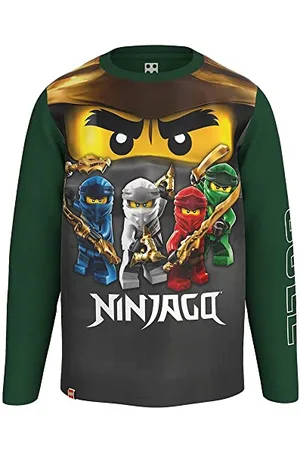 LEGO Wear Ninjago Jungen Longsleeve Langarm T-Shirt M12010729, , 98 Unisex-Adulto