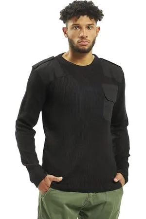 Brandit BW Pullover, Uomo, black, XXL 56