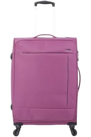 TOTTO Valigia da viaggio in tessuto, Travel Lite M, valigia media, 45,5 x 66 x 23,5 cm, capacità 54 L, ruote girevoli 360º, maniglia telescopica, cinghia di compressione interna, lucchetto TSA