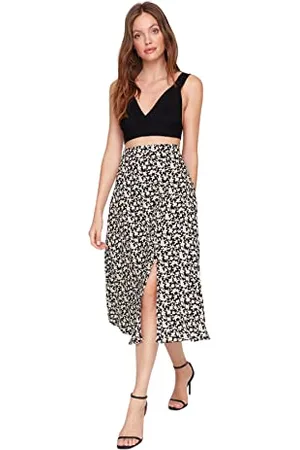 Trendyol Gonna da Donna Midi A-Line in Tessuto Regular Fit, , 70