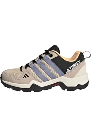 adidas Terrex AX2R Hiking Shoes, Scarpe da Trekking, Sand/Silver Violet/Acid Orange, 29 EU
