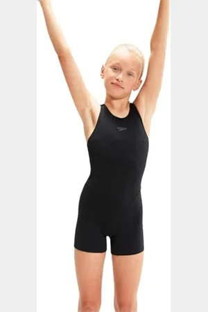Speedo Endurance+ Legsuit Costume da Bagno per Bambina, , 7-8 Anni