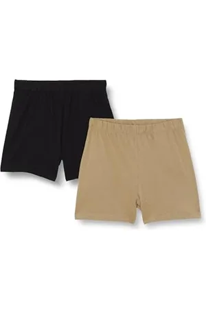 ONLY Onlmay Jrs-Pantaloncini a Vita Alta, a Righe, 2 Pezzi, , S Donna