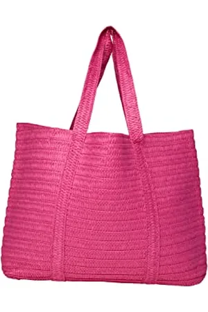 Pieces® Pcloma Straw Shopper, Borsa Donna, , Einheitsgröße