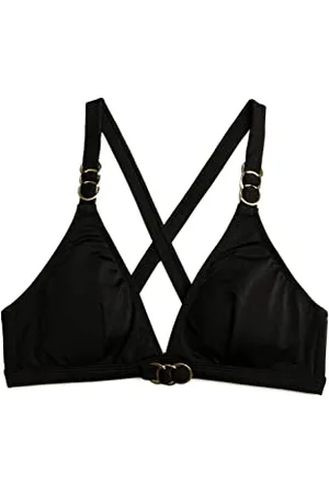 Koton Bikini a Triangolo Top Metal Accessory Detail Padded, (999), 42 Donna