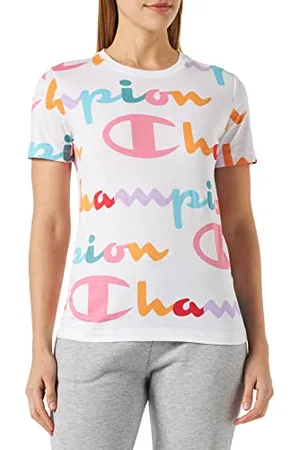 Champion Legacy American Classics all-Over Logo S/S T-Shirt, , XXL Donna