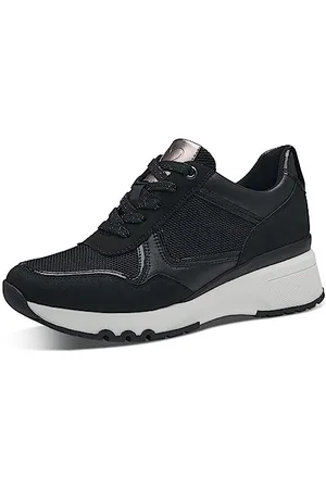 Marco Tozzi Sneakers Alte Donna Tacco a Zeppa con Lacci e Zip, , 40 EU