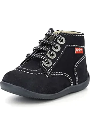 Kickers BONZIP, Stivali Unisex-Bimbi 0-24, Blu (Marine Perm 10), 25 EU