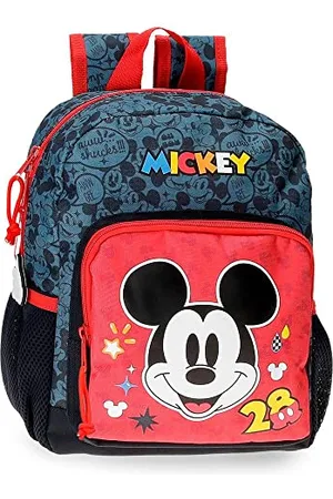 Disney Mickey Get Moving Zaino prescolare Adattabile a Carrello 23 x 28 x 10 cm Poliestere 6,44 L, , Zaino prescolare adattabile a carrello