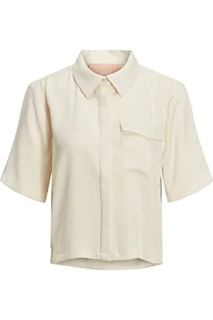 JJXX Jxlark Satin SS Shirt SN Camicetta, , L Donna