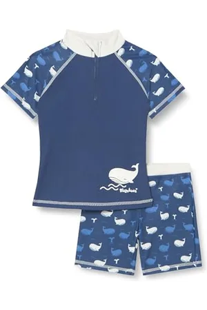 Playshoes Schwimmshirt Badeshorts Set di Costume a Maglietta, , 110/116 Kinder Unisex
