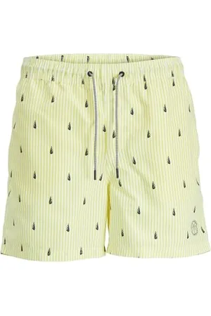 JACK & JONES Jpstfiji Jjswim Small Stripes Ly Jnr Costume a Pantaloncino, , 14 Anni Bambini e Ragazzi