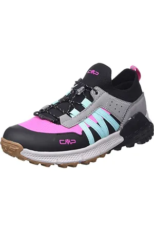 CMP HOSNIAN LOW WMN SHOE, Scarpe da Trekking Donna, Grey-Purple Fluo, 40 EU