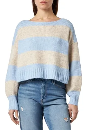 ONLY Onlaya Life L/S Boatneck Pull CC Knt Maglione, , M Donna