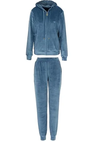 Emporio Armani Chenille Loungewear Zip Tracksuit Sweatshirt, , S Women