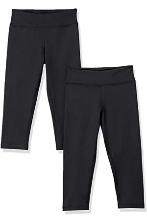 Amazon Leggings in Stile Capri da Allenamento Bambine e Ragazze, Pacco da 2, , 2 Anni