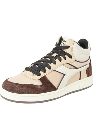 Diadora Magic Basket Demi Treated, Scarpe da Ginnastica Unisex-Adulto, Persimmon Beige/Brown Java, 44 EU