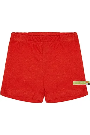 loud + proud Short Uni mit Leinen, GOTS Zertifiziert Pantaloncini, , 74/80 Ragazzi Unisex