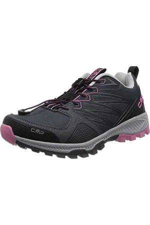 CMP ATIK WMN FAST HIKING SHOES, Scarpe da Trekking Donna, Antracite-Pink Fluo, 41 EU