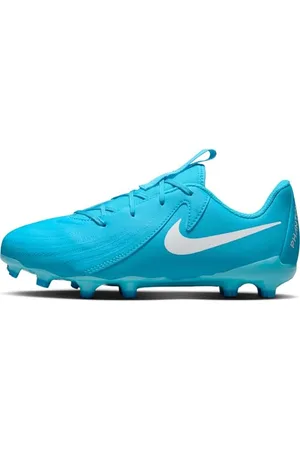 Nike JR Phantom GX II Academy FG/MG, Sneaker Uomo, Blue Fury/White, 33 EU