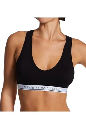 Emporio Armani Logo da Donna Bralette Bra Iconic, Opaque, , XL