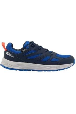Jack Wolfskin Woodland 2 Texapore Low K, Scarpe da Escursionismo Unisex-Bambini, Night Blue, 26 EU