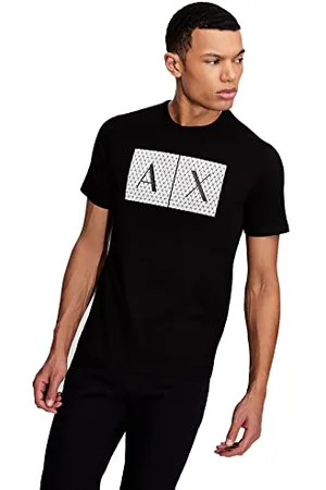 Armani Exchange 8NZTCK Tshirt Girocollo Motivo Microtriangolo, Uomo, , XXL
