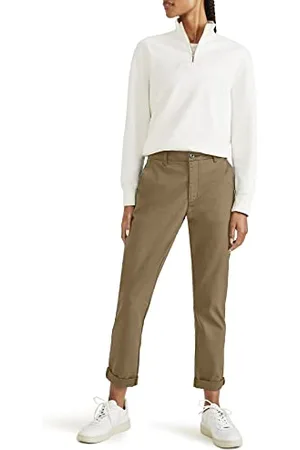 Dockers Weekend Chino Slim Fit, Regular Length, Pantaloni Donna, (Harvest Gold), 33