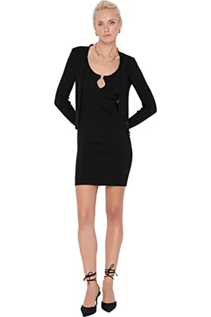 Trendyol Vestito da Maglia Standard da Donna, , M