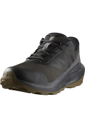 Salomon Elixir Tour Scarpe Impermeabili da trekking da Uomo, Comfort ottimale, Rullata morbida, Impermeabilità e protezione dagli elementi, Black/Asphalt/Castlerock, 40 EU